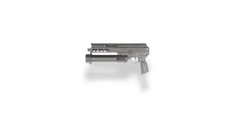 The MAT-9 Roller Delayed Pistol with Stizon Lower Receiver w/ 9mm Stizon Helical Feed Magazine